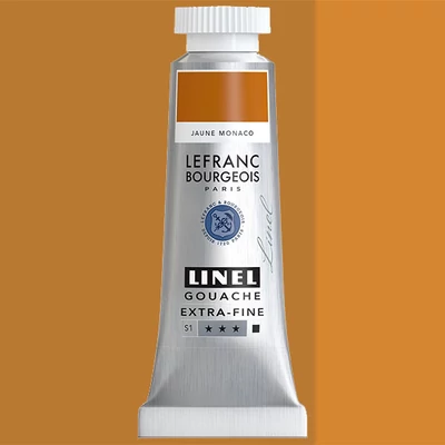 L&B Linel extra fine gouache festék, 14 ml - 188, monaco yellow