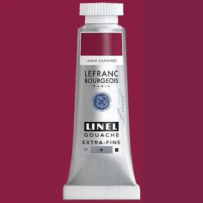 L&amp;amp;B Linel extra fine gouache festék, 14 ml - 341, crimson lake