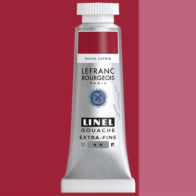 L&amp;amp;B Linel extra fine gouache festék, 14 ml - 366, carmine red