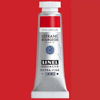 L&B Linel extra fine gouache festék, 14 ml - 395, vermilion