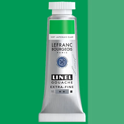 L&B Linel extra fine gouache festék, 14 ml - 536, Japanese green light