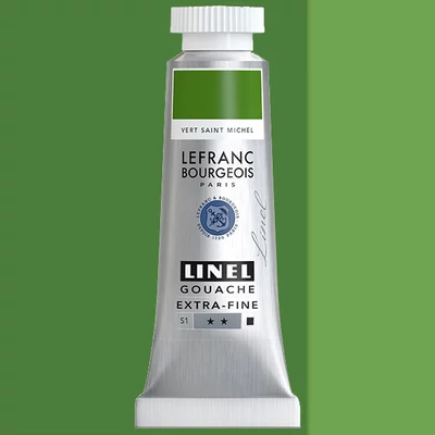 L&B Linel extra fine gouache festék, 14 ml - 580, saint michael green