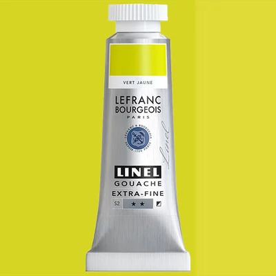 L&B Linel extra fine gouache festék, 14 ml - 590, yellow green