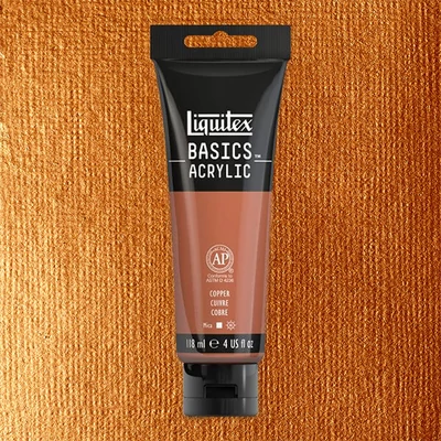 Liquitex Basics akrilfesték, 118 ml - 053, copper