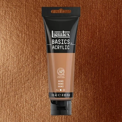 Liquitex Basics akrilfesték, 118 ml - 054, bronze