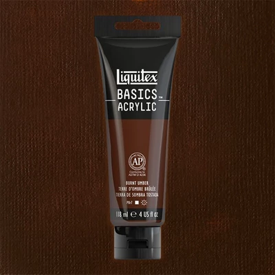 Liquitex Basics akrilfesték, 118 ml - 128, burnt umber