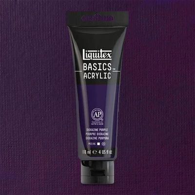 Liquitex Basics akrilfesték, 118 ml - 186, dioxazine purple