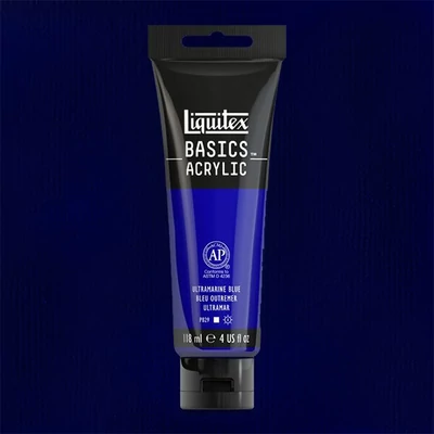 Liquitex Basics akrilfesték, 118 ml - 380, ultramarine blue