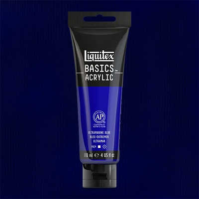 Liquitex Basics akrilfesték, 118 ml - 380, ultramarine blue