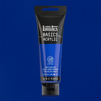 Liquitex Basics akrilfesték, 118 ml - 381, cobalt blue hue