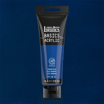 Liquitex Basics akrilfesték, 118 ml - 420, primary blue