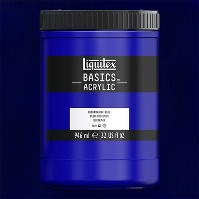 Liquitex Basics akrilfesték, 946 ml - 380, ultramarine blue