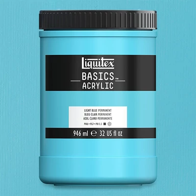 Liquitex Basics akrilfesték, 946 ml - 770, light blue permanent