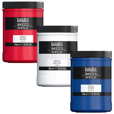 Liquitex Basics akrilfesték, 946 ml - különféle színekben
