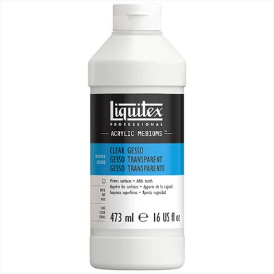 Liquitex Gesso alapozó, 473 ml - színtelen