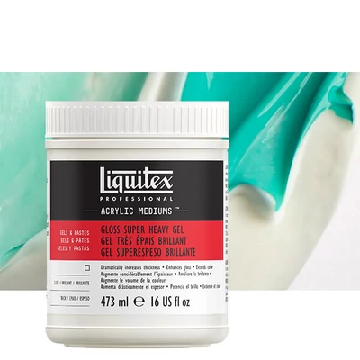 Liquitex Gloss Super Heavy Gel vastagító médium, 473 ml - fényes