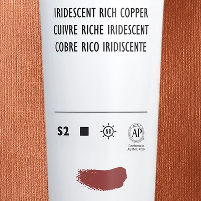 Liquitex Heavy Body akrilfesték, 59 ml - 230, iridescent rich copper