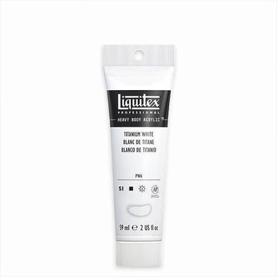 Liquitex Heavy Body akrilfesték, 59 ml - 432, titanium white