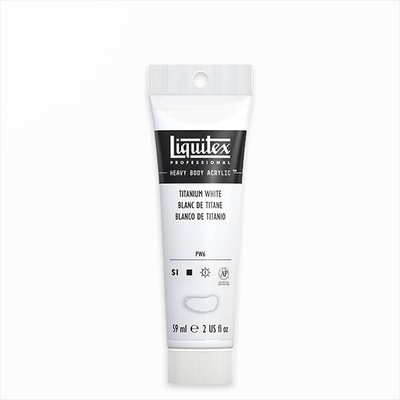 Liquitex Heavy Body akrilfesték, 59 ml - 432, titanium white