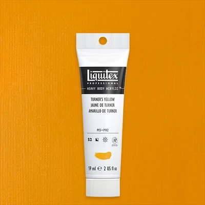 Liquitex Heavy Body akrilfesték, 59 ml - 730, turner's yellow