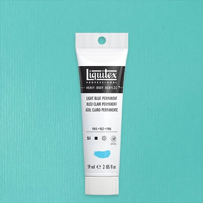 Liquitex Heavy Body akrilfesték, 59 ml - 770, light blue permanent