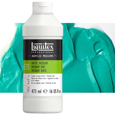 Liquitex Matte Fluid vékonyító médium, 473 ml - matt