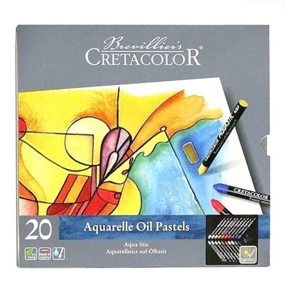 Cretacolor Aqua Stic akvarellkréta készlet - 20 db, fémdobozos