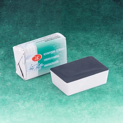 White Nights szilkés akvarellfesték, 2,5 ml - 713, emerald green
