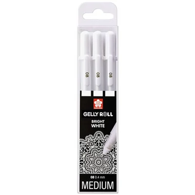 Sakura Gelly Roll zselés toll készlet, 3 db - Real Whites 08
