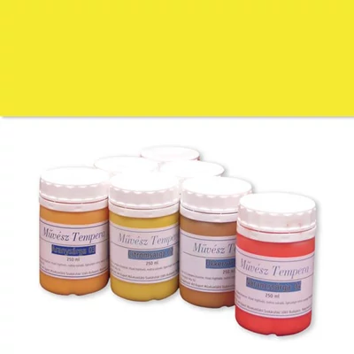 Tempera, 250 ml - 02, világos sárga