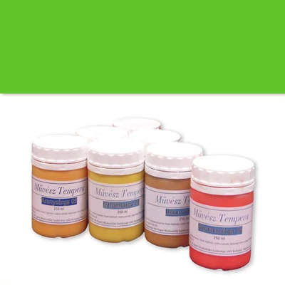Tempera, 250 ml - 12, világos cinóberzöld