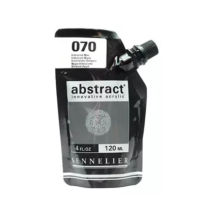 Sennelier Abstract akrilfesték, 120 ml - 070, iridescent black