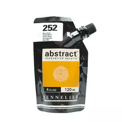 Sennelier Abstract akrilfesték, 120 ml - 252, yellow ochre