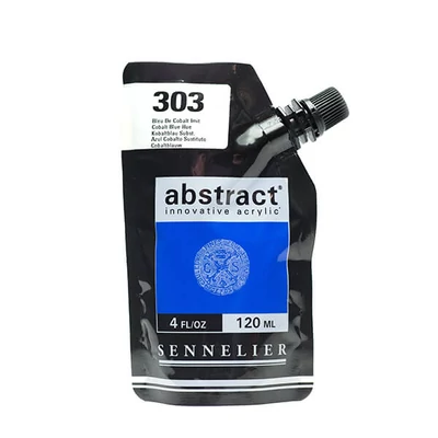 Sennelier Abstract akrilfesték, 120 ml - 303, cobalt blue hue