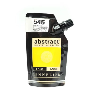 Sennelier Abstract akrilfesték, 120 ml - 545, cadmium yellow lemon hue