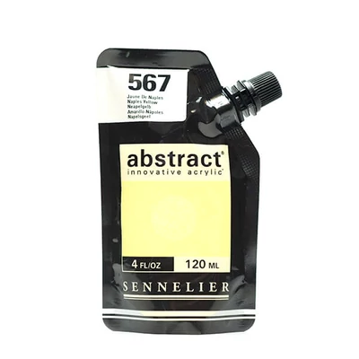 Sennelier Abstract akrilfesték, 120 ml - 567, naples yellow