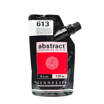 Sennelier Abstract akrilfesték, 120 ml - 613, cadmium red light hue