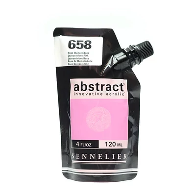 Sennelier Abstract akrilfesték, 120 ml - 658, quinacridone pink