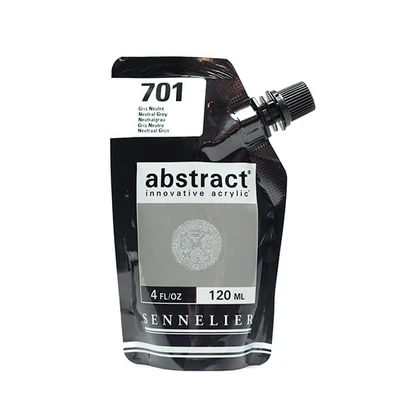 Sennelier Abstract akrilfesték, 120 ml - 701, neutral grey