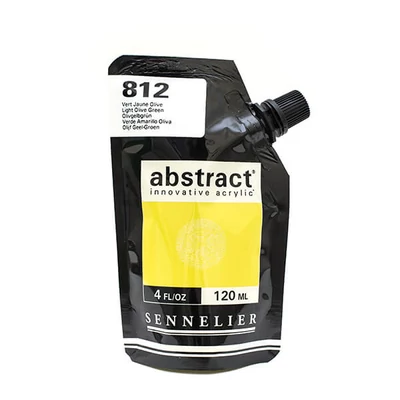 Sennelier Abstract akrilfesték, 120 ml - 812, light olive green