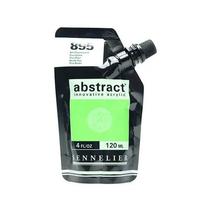 Sennelier Abstract akrilfesték, 120 ml - 895, fluo green