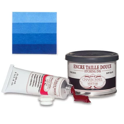 Charbonnel rézkarcfesték, 200 ml - ocean blue
