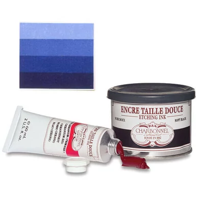 Charbonnel rézkarcfesték, 60 ml - orient blue