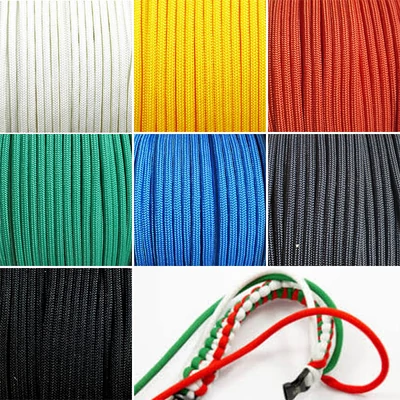 Paracord 350, méterben, 3 mm, szintetikus - különféle színekben