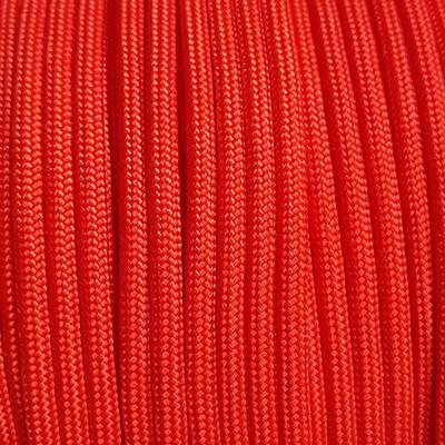 Paracord 350, méterben, 3 mm, szintetikus - piros