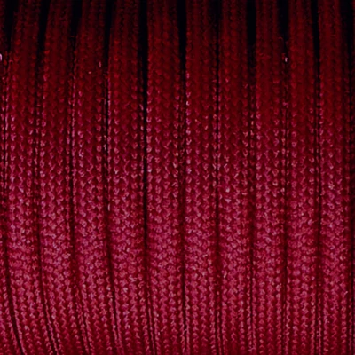 Paracord 550, méterben, 4 mm - burgundi