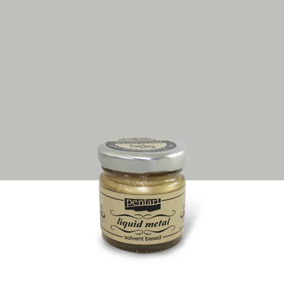 Pentart folyékony fém, 30 ml - ezüst