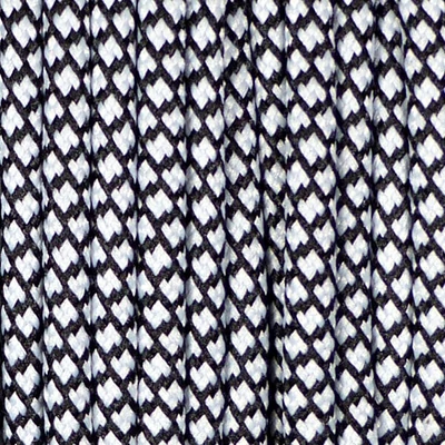 Paracord 550, méterben, 4 mm - diamond camo fehér