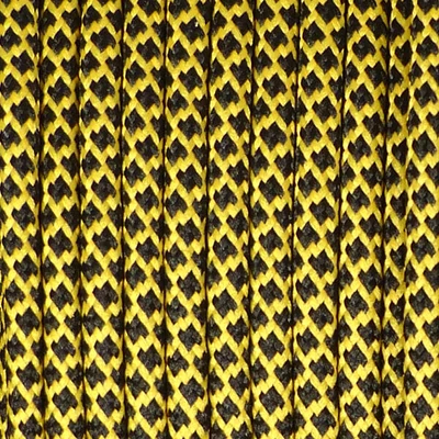 Paracord 550, méterben, 4 mm - diamond camo sárga