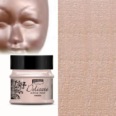 Delicate metál akrilfesték, 50 ml - rózsaarany